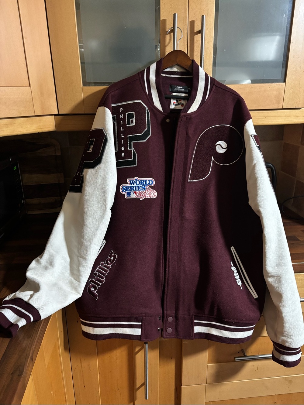 Men's Phillies world series varsity jacket in great condition